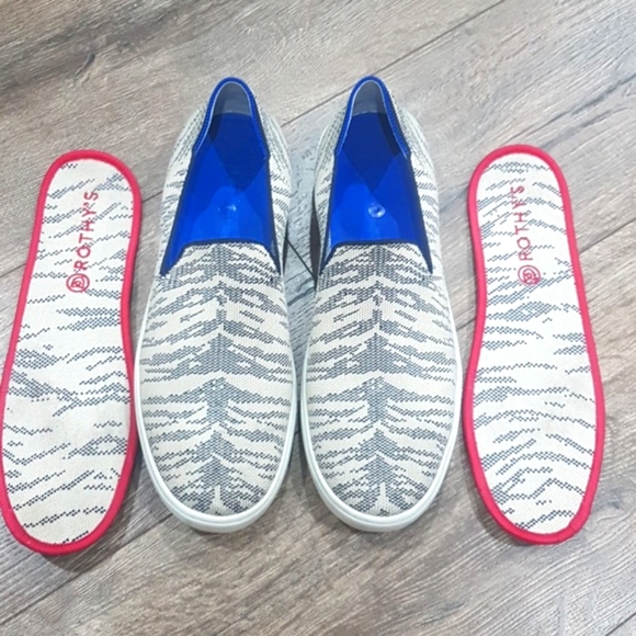 ROTHY'S Maritime Tiger Sneaker Shoe Size 11 - Picture 10 of 11